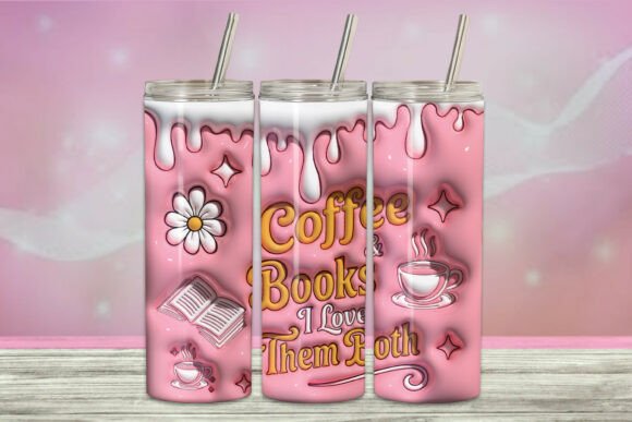 3d Coffee Books I Love Them Both 20oz: A Practical Guide to Custom Tumbler Wraps