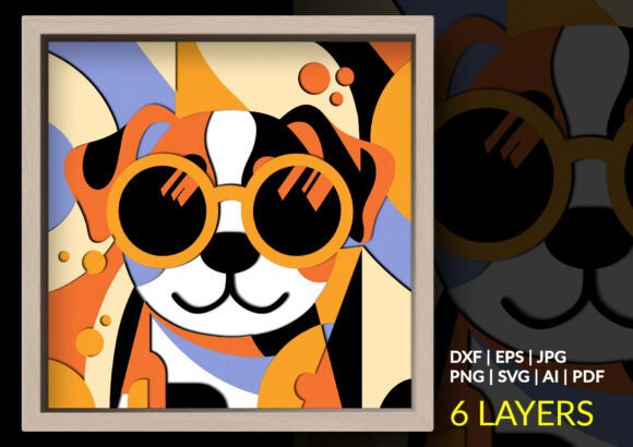 3D Cool Dog SVG Sunglasses Shadow Box: A Practical Review