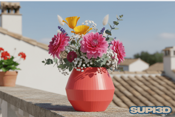 3D Geometrical Vase STL 067: A Practical Guide to Printing and Placement