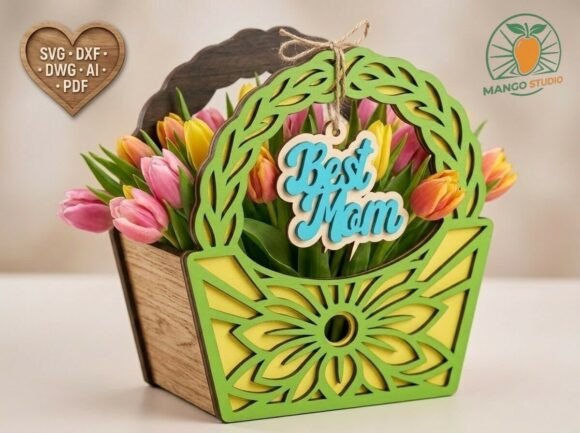 3D Layered Mother s Day Gift Basket SVG: A Strategic Asset for Creators and Entrepreneurs