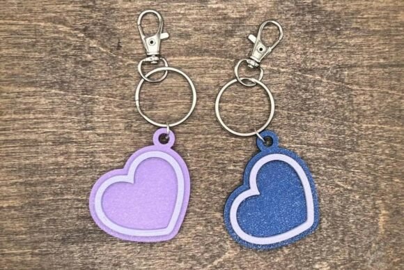 Elevate Your Gifting with the 3D Heart NFC Keyring STL File