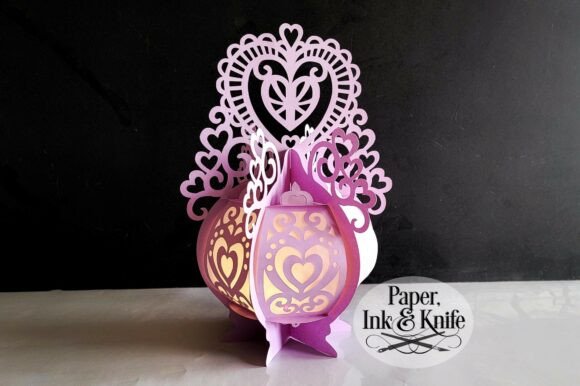 Fancy Heart Paper Lantern 3D SVG: A Guide to Creating Stunning Lighted Decor