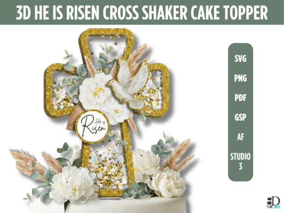 He Is Risen 3D Cake Topper Perfection Without the Guesswork