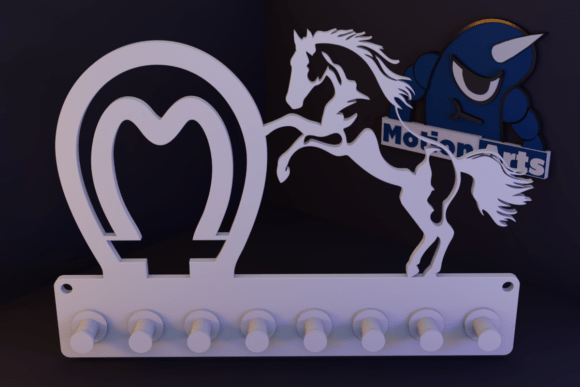 Horse Keyring with Horseshoe for 3D Printing: A Practical Evaluation