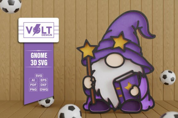 Mastering the Art of Layered Depth: A Guide to the Magician Gnome 3D SVG Multilayered Cut