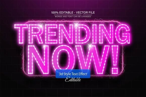 Neon Glow 3D Text Effect: A Flexible Design Resource for Creative Projects