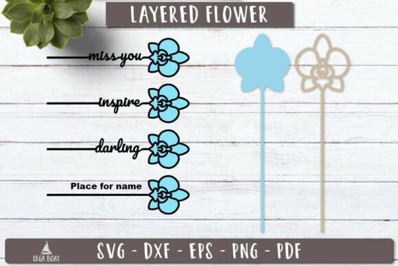Orchid Flower Name SVG 3d Layered Laser: A Practical Guide for Makers