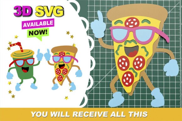 Pizza Party Collection 3D SVG: A Vibrant Guide for Crafters