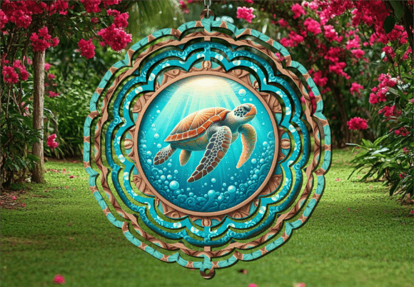 Sea Turtle Ocean 3D Wind Spinner: A Guide to Crafting Your Own Outdoor Art