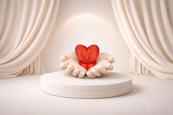 Valentine's Heart in Hands: The Ultimate Modular 3D Printable Gift Guide